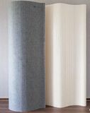 Bambusový paravan lamelový bílý vysoký 200 cm HS 305