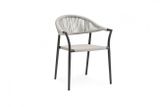 Zahradní jídelní židle SUNS Matera - antracit/soft grey