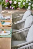 Zahradní jídelní židle SUNS NAPPA  FISHBONE šedá/light anthracite
