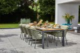 Zahradní jídelní židle SUNS NAPPA macramé antracit/šedá