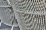 Zahradní jídelní židle SUNS PUNTA bílá/soft grey