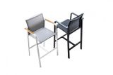 Barová židle SUNS Tutti teak bílá/white grey