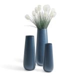 Zahradní hliníková váza SUNS VASI M modrá