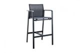 Barová židle SUNS Tutti teak antracit/black grey