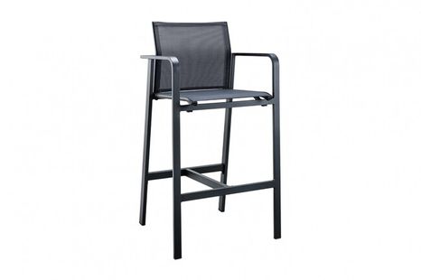 Barová židle SUNS Tutti teak antracit/black grey