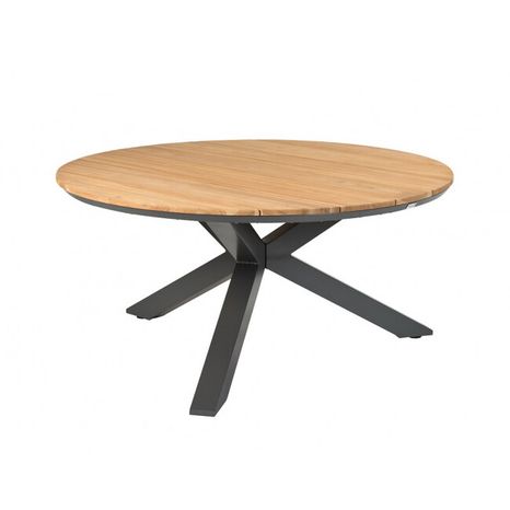 Kulatý teakový stůl Omingo Ø 120 cm