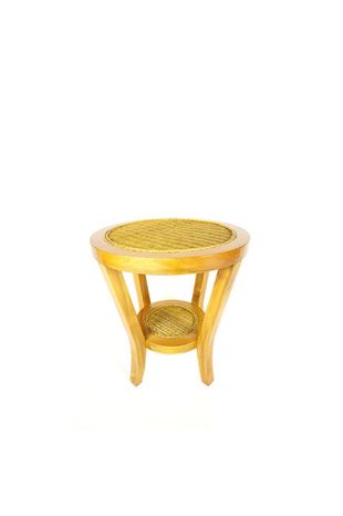 Ratanový stolek PRAHA - světlý
