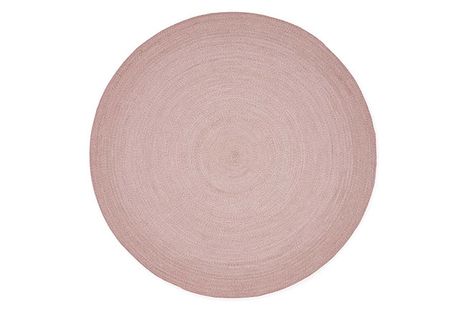 Zahradní kulatý koberec SUNS VENETO Ø300 cm pink