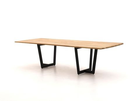 Zahradní teakový stůl SUNS PALERMO antracit 280x100 cm